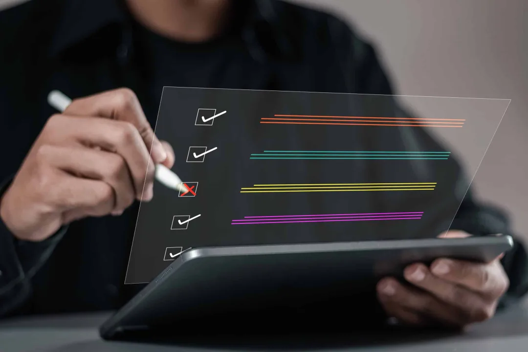 product test checklist