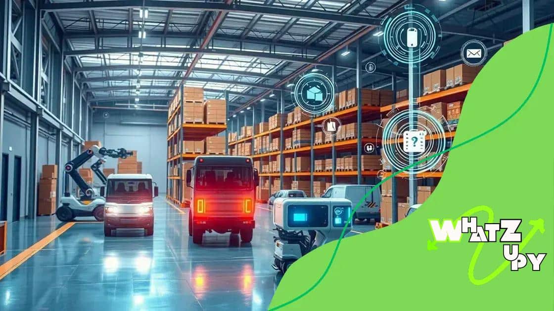 Key AI technologies for logistics