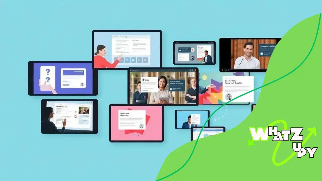Types of interactive content to use