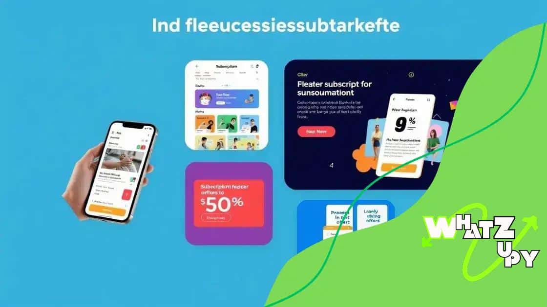 Innovative strategies to implement subscriptions