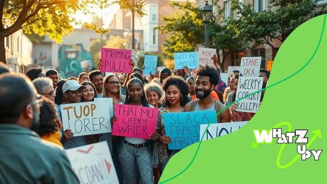 How to get involved in local demonstrations