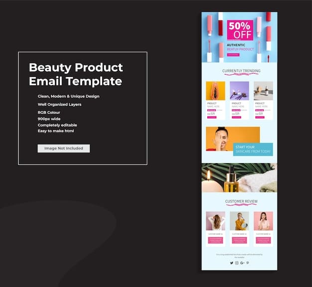A screenshot of a personalized email showcasing product recommendations based on a customer's past purchases and browsing history. The email should have a clean design and a clear call to action.