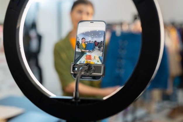 A person's hands assembling a product while recording with a smartphone on a tripod, showcasing a behind-the-scenes view of creating a product demo video.