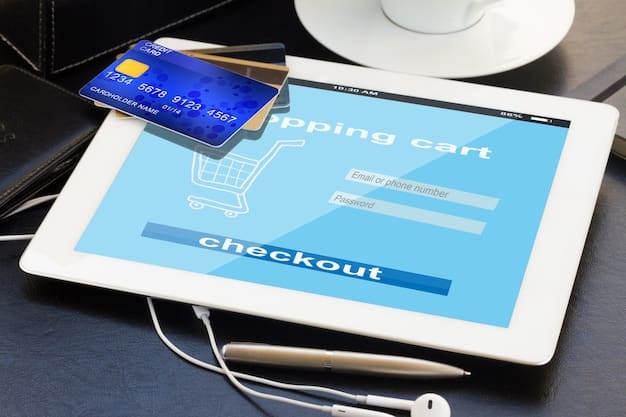 A screenshot of an e-commerce website's checkout page showing a partially completed order. An abandoned cart email notification is displayed on a smartphone beside the laptop, reminding the customer to complete their purchase.