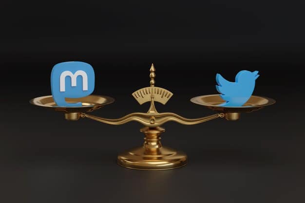 A graphic illustrating a balanced scale, with data analytics on one side and customer privacy on the other, symbolizing the importance of equilibrium.