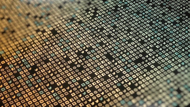A close-up shot of a credit card chip with binary code overlaid, symbolizing data security and technological infrastructure in payment processing. The image is brightly lit to highlight the details of the chip and code.