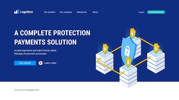 A visual representation of layered payment security, showing different security measures stacked on top of each other like a shield, protecting payment data.