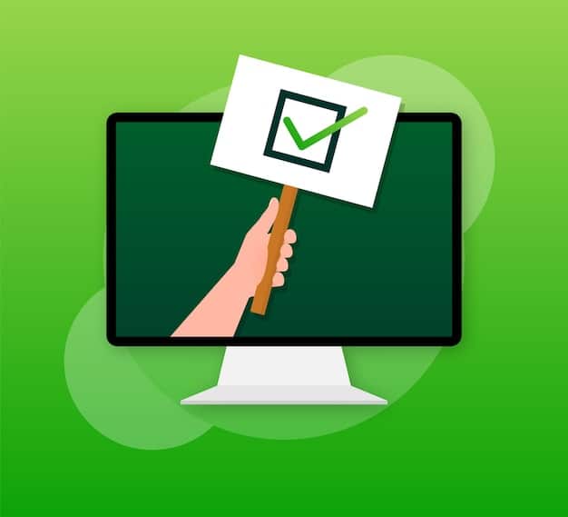 A computer screen displaying a checklist with items related to NACHA compliance. Each item has a checkmark next to it, signifying completion. The image represents thoroughness and attention to detail.