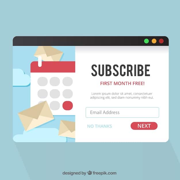 An email notification example reminding a subscriber of an upcoming subscription renewal with a clear call-to-action button.