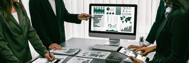 A dashboard displaying various customer segments with associated demographics, purchase behaviors, and engagement metrics. Machine learning algorithms highlight emerging trends and opportunities for personalized campaigns.
