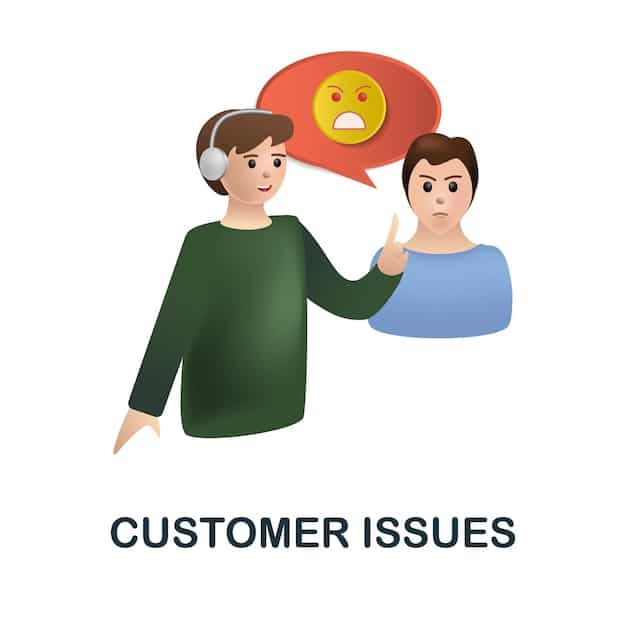 A graphical representation comparing reactive customer support (represented by a stressed customer surrounded by unanswered emails and phone calls) versus proactive customer support (a calm customer being helped by a friendly customer service agent with immediate solutions) to visually highlight the difference and benefits.