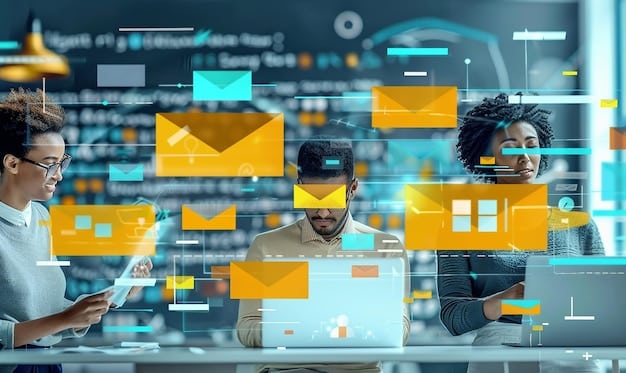 A visual representation of personalized email content, featuring diverse customer segments and customized offers based on their past purchases, browsing behavior, and demographic data, showcasing the power of E-commerce Email Automation: Setting Up Effective Campaigns That Generate Sales in 2025 in delivering targeted and relevant messaging.