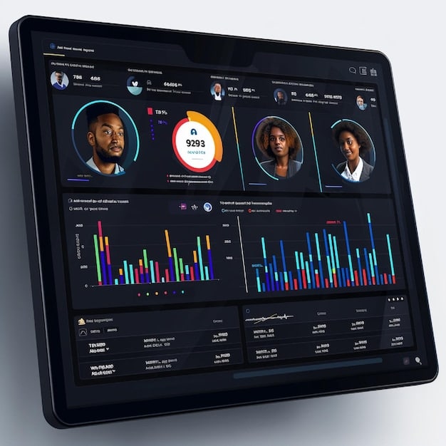A dashboard interface showing customer segments, data analytics charts, and marketing campaign performance metrics. The image alt text should emphasize the use of technology and data-driven insights to implement E-commerce Customer Segmentation: Targeting the Right Customers with the Right Message in 2025 for e-commerce success.