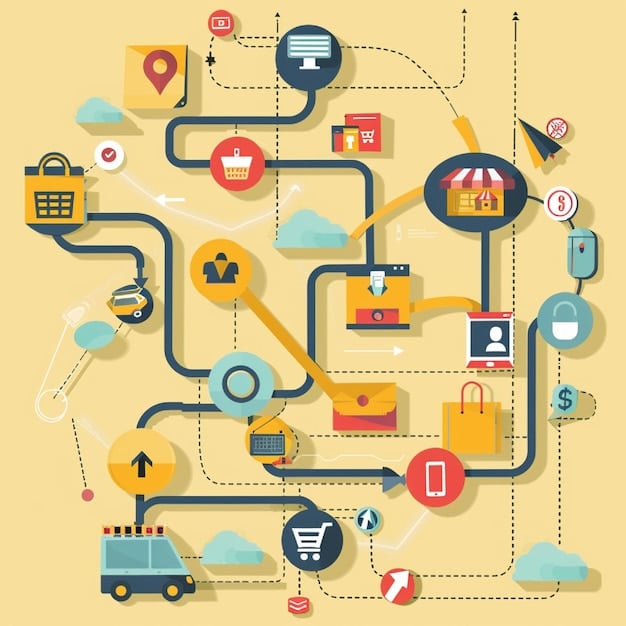 A flowchart illustrating the decision-making process for e-commerce businesses to respond to the 2025 interchange fee changes, including steps like analyzing transaction data, adjusting pricing, and negotiating with payment processors. The image relates directly to How Will the Proposed 2025 Changes to US Payment Card Interchange Fees Impact Your E-commerce Business?.