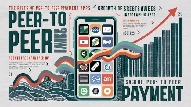 A infographic showing the growth of mobile wallet usage in the US over the past 5 years, with projections for the next 3 years. The infographic highlights the increasing number of users and transaction volume, emphasizing the rising trend of mobile payments.