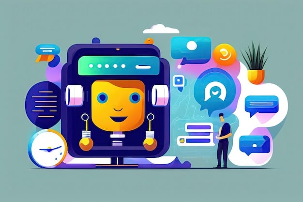 A graphic illustrating various AI applications in customer service, such as chatbots, sentiment analysis, and personalized recommendations. The graphic uses icons and short descriptions to explain how each application contributes to cost reduction and improved customer experience.