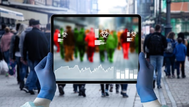 A data dashboard displaying various customer segmentation metrics such as age, location, purchase history, and website activity. Charts and graphs visualize customer behavior patterns. Text overlay highlights the phrase 'Data-Driven Segmentation'. This illustrates the process of using data analysis to understand customer groups.