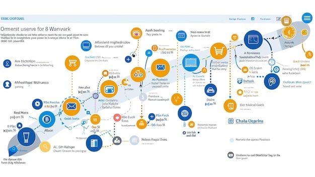 A flowchart illustrating the steps involved in creating an omnichannel journey, including data collection, channel integration, personalization, and continuous optimization. Highlight 'The Importance of Omnichannel Customer Experience: How to Create a Seamless Customer Journey Across All Touchpoints' by showing its impact on each step.
