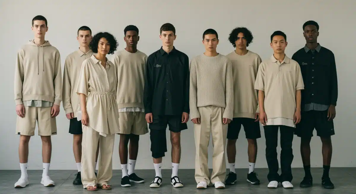 Gender-fluid fashion embracing oversized silhouettes, Q1 2025