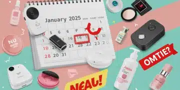 Diverse new products for January 2025 product testing campaigns